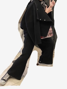 「mici（ミチ）のアイテム（その他アウター）」を使った、あんこさん（レディース・165cm）の冬コーディネート