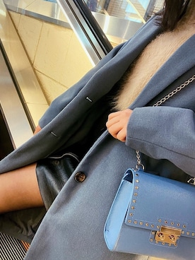 「JK」｜「アイテム（ジャケット/アウター）」を使った、chioさん（レディース・159cm）の冬コーディネート