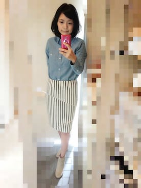 ayumiiさん（レディース・154cm）の春コーディネート