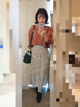 「アイテム（ピアス（両耳用））」を使った、ayumiiさん（レディース・154cm・40代）の秋コーディネート