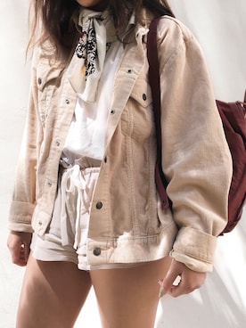 「Levi's（リーバイス）のアイテム（その他アウター）」を使った、Alyssa Hadaさん（レディース・160cm）の春コーディネート