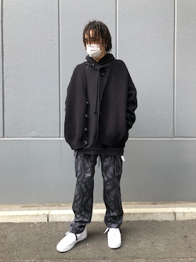 「WHITELAND（ホワイトランド）のアイテム（カーディガン/ボレロ）」を使った、KENTOさん（メンズ・178cm）の秋コーディネート