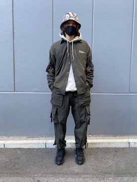 「くすみカラー」｜KENTOさん（メンズ・178cm）の冬コーディネート