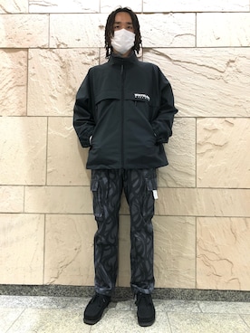 「WHITELAND（ホワイトランド）のアイテム（ブルゾン）」を使った、KENTOさん（メンズ・178cm）の冬コーディネート