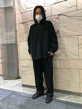 「WHITELAND（ホワイトランド）のアイテム（パンツ）」を使った、KENTOさん（メンズ・178cm）の冬コーディネート