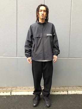 「WHITELAND（ホワイトランド）のアイテム（ブルゾン）」を使った、KENTOさん（メンズ・178cm）の春コーディネート