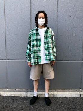 「L.H.P Private Brand（エルエイチピープライベートブランド）のアイテム」を使った、KENTOさん（メンズ・178cm）の夏コーディネート