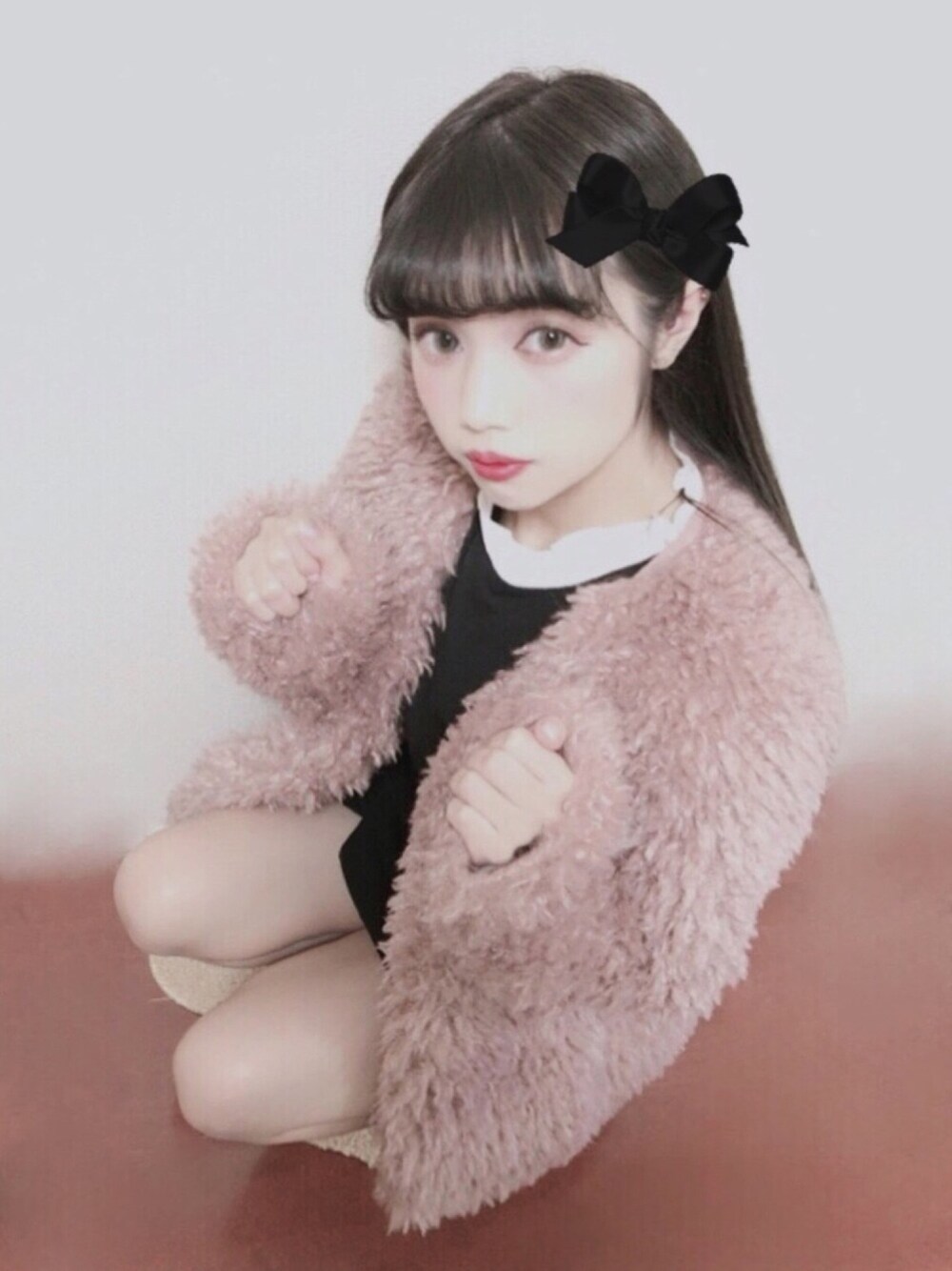 「ZOZOでしか買えない、アプレジュール、アプレ部、apres_pr」｜「apres jourのアイテム（ジャケット/アウター、ピンク系）」を使った、村田実果子さん（レディース・150cm）の秋コーディネートの1枚目の写真
