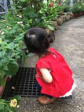 「READY MADES（レディーメイド）のアイテム」を使った、CHISEさん（キッズ・80cm）の夏コーディネート