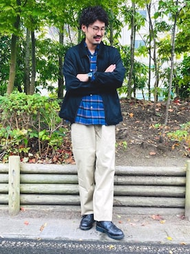 「BACK NUMBER（バックナンバー）のアイテム（ブルゾン）」を使った、dc0310さん（メンズ・178cm）の秋コーディネート