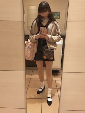 「LEPSIM（レプシィム）のアイテム（ブルゾン）」を使った、niinaさん（レディース・160cm）の春コーディネート
