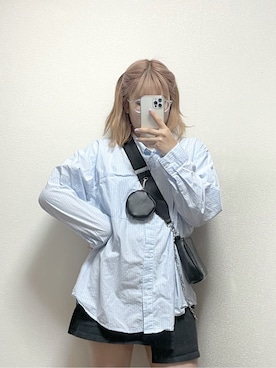 青シャツ のレディース人気ファッションコーディネート Wear
