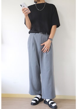 「アイテム（腕時計、ブラウン系）」を使った、Ryu×プチプラさん（メンズ・174cm）の秋コーディネート