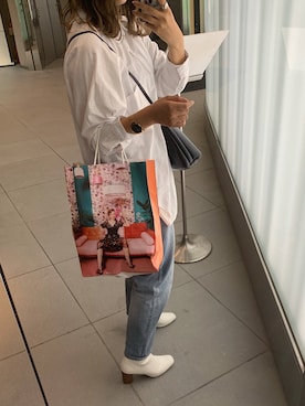 「GU（ジーユー）のアイテム（シューズ）」を使った、miku.さん（レディース・157cm）の秋コーディネート