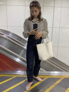 「no brand（ノーブランド）のアイテム（その他）」を使った、miku.さん（レディース・157cm）の夏コーディネート