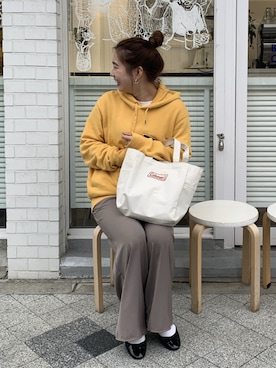 「COLEMAN（コールマン）のアイテム」を使った、miku.さん（レディース・158cm）の春コーディネート