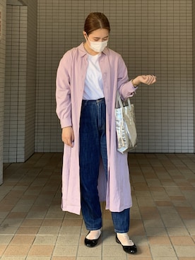 「UNIQLO（ユニクロ）のアイテム（ワンピース/ドレス）」を使った、miku.さん（レディース・158cm）の春コーディネート