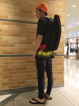 「MARCELO BURLON（マルセロ・バーロン）のアイテム」を使った、まことさん（メンズ・169cm）の夏コーディネート