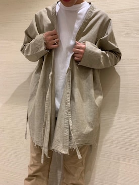 「MAREA ERRE（マレアエッレ）のアイテム」を使った、まことさん（メンズ・169cm）の秋コーディネート