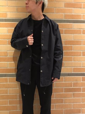 「surt（サート）のアイテム（ナイロンジャケット）」を使った、まことさん（メンズ・169cm）の冬コーディネート