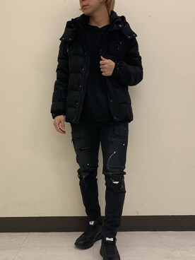 「アトランティックスターズ」｜「アイテム（ダウンジャケット/コート）」を使った、まことさん（メンズ・169cm）の冬コーディネート