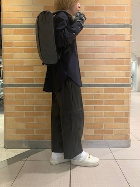 「AER」｜まことさん（メンズ・169cm）の冬コーディネート