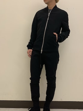 「B2nd」｜「アイテム（MA-1）」を使った、まことさん（メンズ・169cm）の冬コーディネート