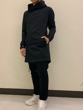 「KAZUYUKI KUMAGAI」｜「アイテム（ブルゾン）」を使った、まことさん（メンズ・169cm）の冬コーディネート