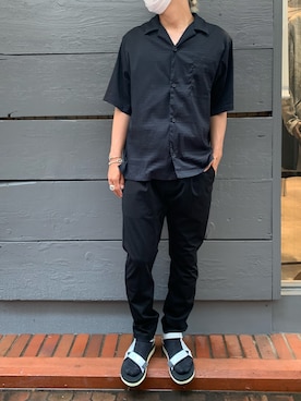 「QASIMI （カシミ）のアイテム」を使った、まことさん（メンズ・169cm）の夏コーディネート