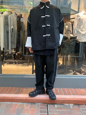 「KAZUYUKI KUMAGAI」｜「アイテム（ジャケット/アウター）」を使った、まことさん（メンズ・169cm）の秋コーディネート