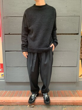 「KAZUYUKI KUMAGAI」｜まことさん（メンズ・169cm）の秋コーディネート