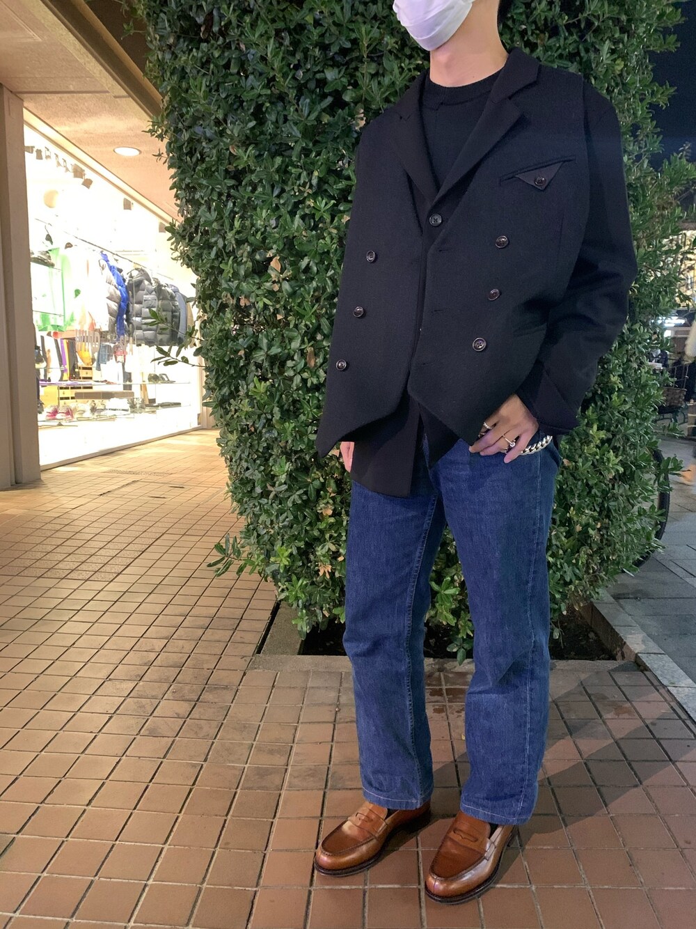 「TaaKk、FACETASM、JALAN SRIWIJAYA、B2nd、秋コーデ、今日のコーデ、お洒落さんとつながりたい」｜「TAAKKのTAAKK（ターク）ジャージージャケット（テーラードジャケット、ブラック系）」を使った、まことさん（メンズ・169cm）の秋コーディネートの1枚目の写真