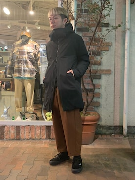 「KAZUYUKI KUMAGAI」｜まことさん（メンズ・169cm）の秋コーディネート