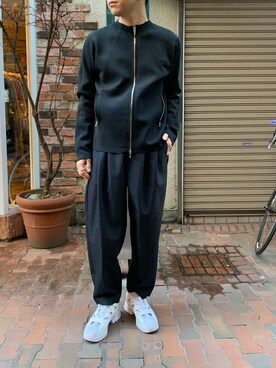 「21ss」｜「アイテム（ジャケット/アウター）」を使った、まことさん（メンズ・169cm）の冬コーディネート