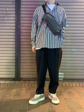 「MARNI（マルニ）のアイテム」を使った、まことさん（メンズ・169cm）の冬コーディネート