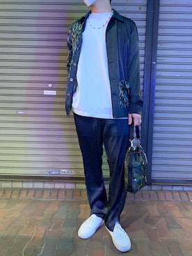 「maxsix（マックスシックス）のアイテム（パンツ）」を使った、まことさん（メンズ・169cm）の冬コーディネート