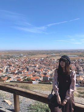 「DANTON（ダントン）のアイテム（ワンピース/ドレス）」を使った、keiko濛濛さん（レディース・174cm）の秋コーディネート