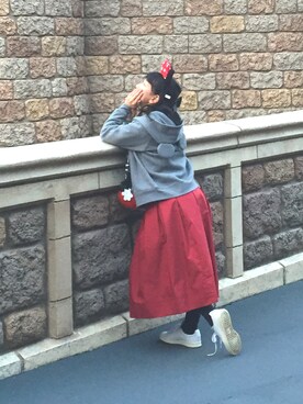 「TDL」｜「アイテム（その他）」を使った、Little.Sさん（レディース・144cm）の春コーディネート