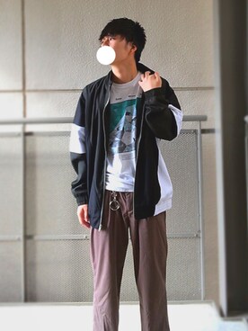 「秋のブラウンスタイル」｜「アイテム（その他アウター）」を使った、ryoさん（メンズ・173cm）の秋コーディネート
