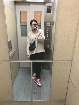 「Scye（サイ）のアイテム（パンツ）」を使った、chikoさん（レディース・160cm）の冬コーディネート