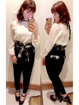 「OVCE（-）のアイテム」を使った、🍓mako🍓さん（レディース・161cm）の冬コーディネート