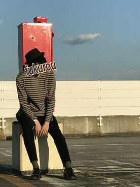 「RETRO GIRL（レトロガール）のアイテム（シューズ）」を使った、fukurouさん（メンズ・177cm）の秋コーディネート