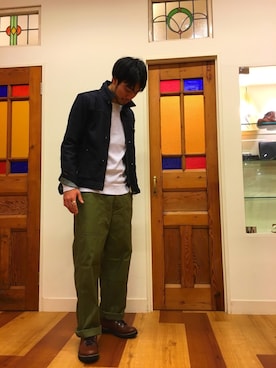 「SCOTCH & SODA（スコッチ アンド ソーダ）のアイテム（Tシャツ/カットソー）」を使った、NAVIさん（メンズ・180cm）の夏コーディネート