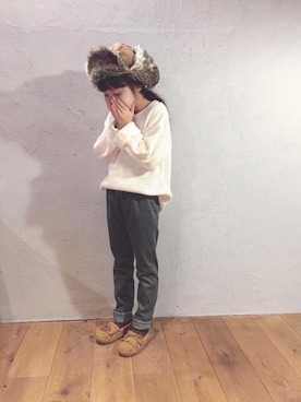 hanaさん（キッズ・120cm）の冬コーディネート