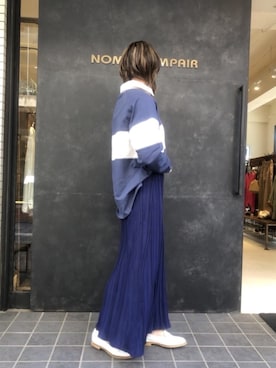 「FIL DE FER（フィルデフェール）のアイテム（トップス）」を使った、tanaka.さん（レディース・159cm）の春コーディネート