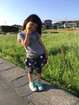 「こどもの日」｜「アイテム（レギンス/スパッツ）」を使った、はに☆さん（キッズ・110cm）の春コーディネート