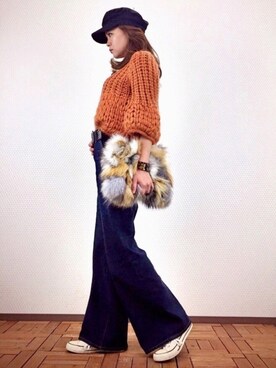 Ⓜ️ino.さん（レディース・159cm）の冬コーディネート