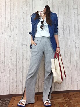 Ⓜ️ino.さん（レディース・159cm）の春コーディネート