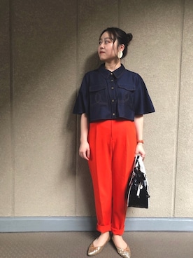 「STYLENANDA（スタイルナンダ）のアイテム（アクセサリー）」を使った、nanaさん（レディース・149cm）の夏コーディネート