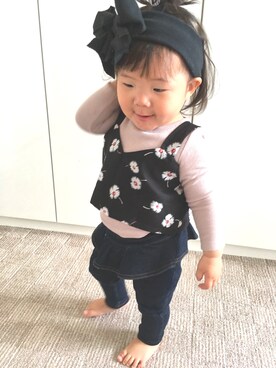 RiiiiijuuuunnnAさん（キッズ・100cm）の春コーディネート